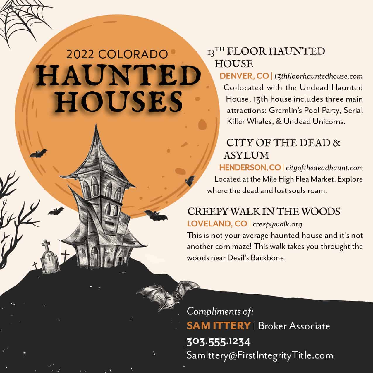 Colorado Haunted Houses First Integrity Title Company